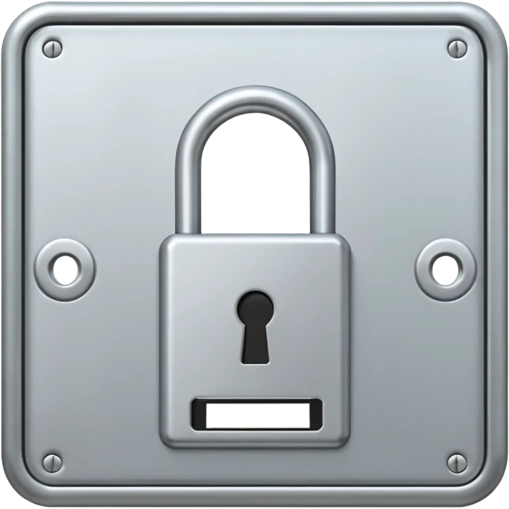 Keycard lock on a Door emoji