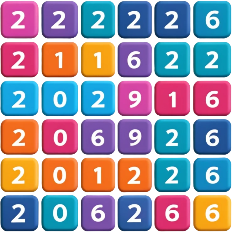 2026 new year calendar emoji