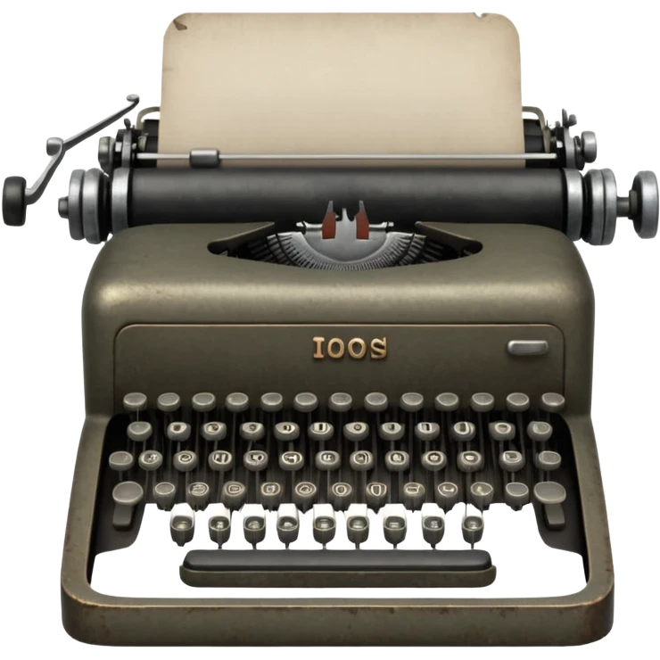 Ancient typewriter  emoji