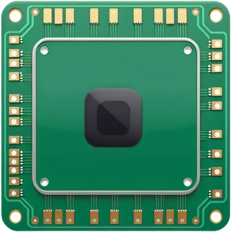 detailed PCB emoji