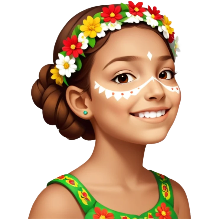 Flower-Crowned Dancer emoji