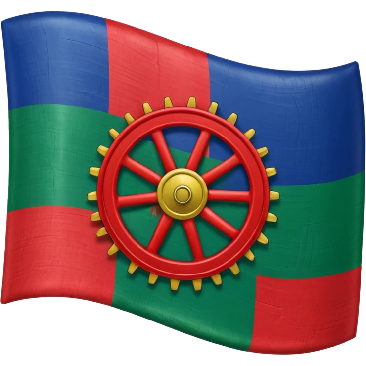 Цыганский флаг emoji