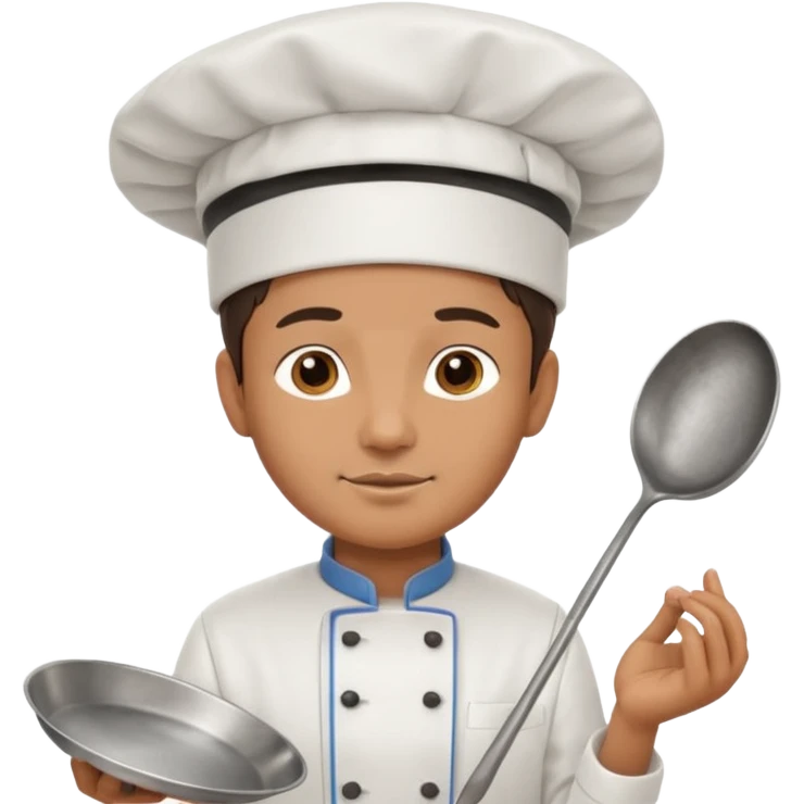 chef holding pan emoji
