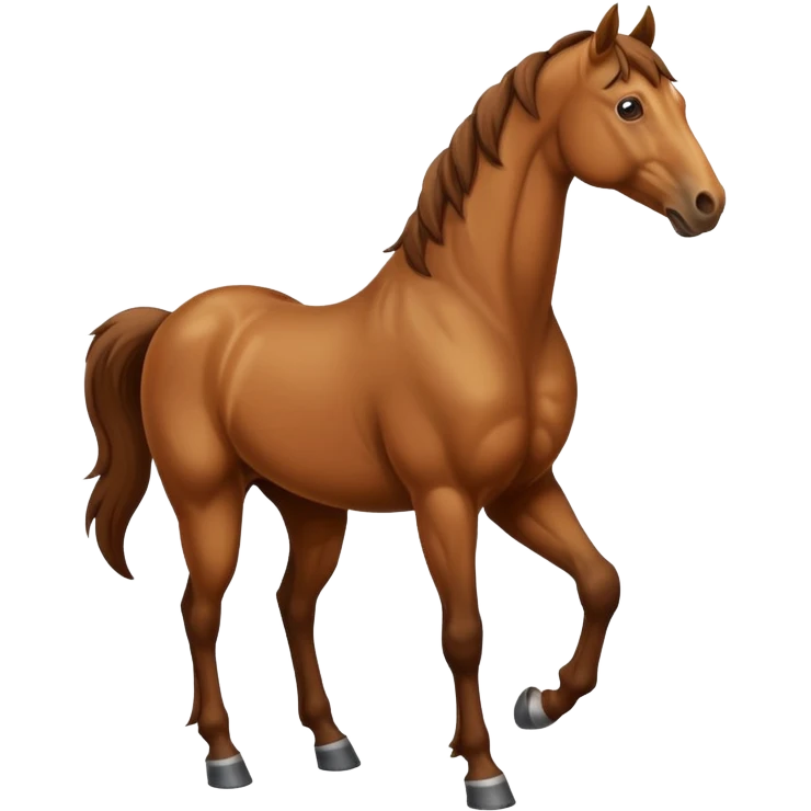 horse standing up on two feet emoji