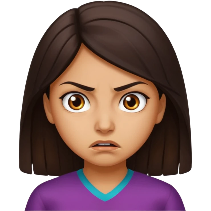 Azerbaijanian girl is angry  emoji