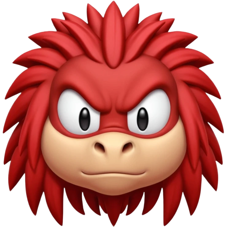 Sonic the hedgehogs friend knuckles emoji