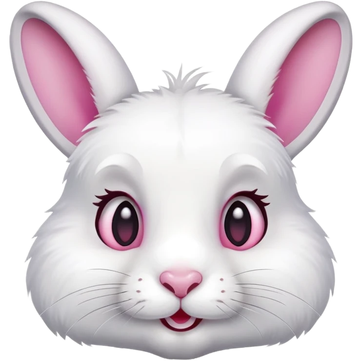 A rabbit with a sly smile emoji