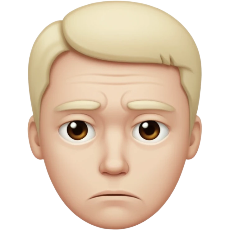 Sad face  emoji