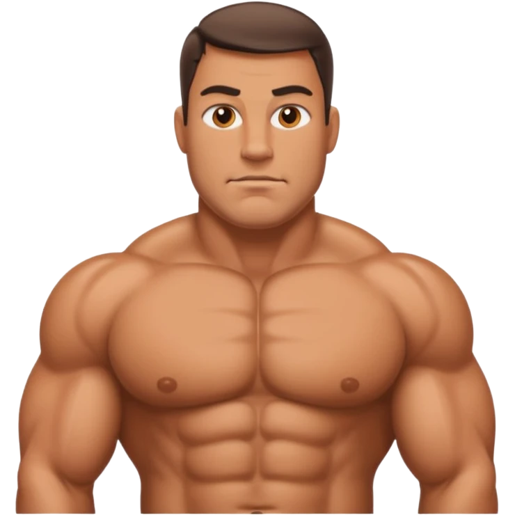 A huge guy emoji