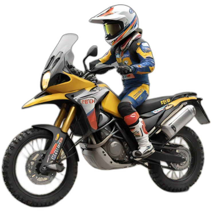 dakar rider emoji