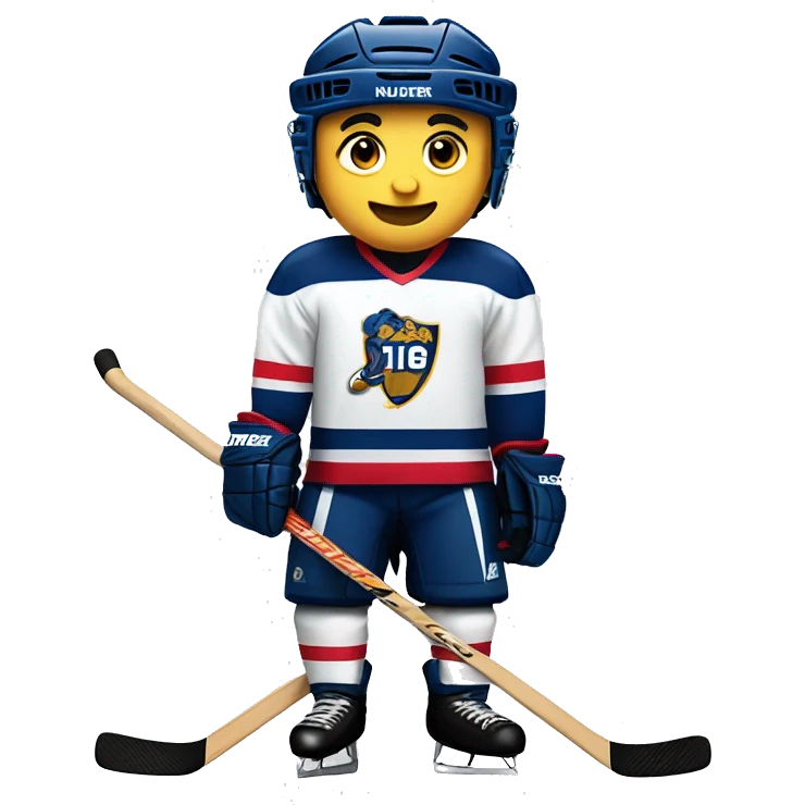 Hockey jearsy with nummer 16 emoji