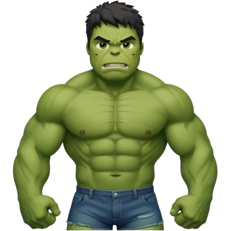 Hulk with a Clean Outfit emoji
