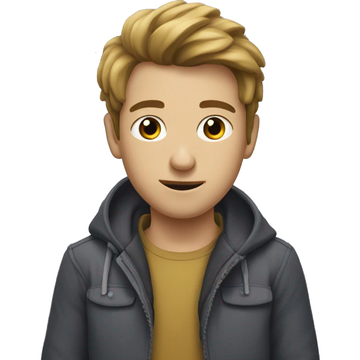 Garçon qui fait un signe méchant  emoji