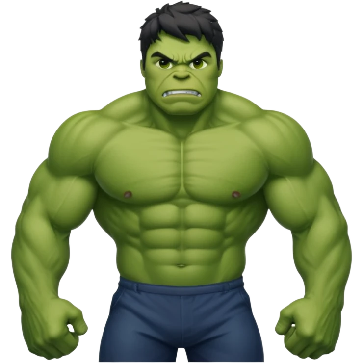 Hulk with a Clean Outfit emoji