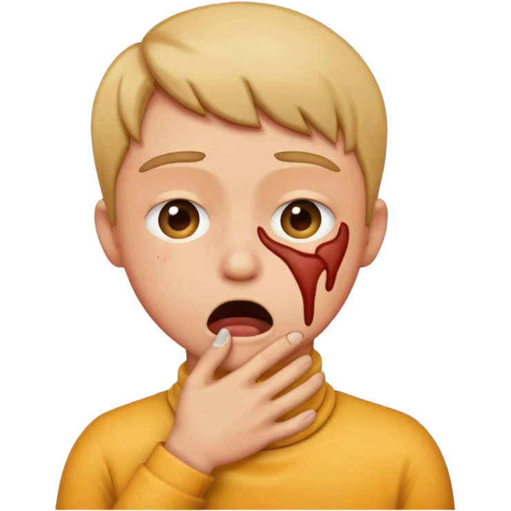 Self choking emoji | AI Emoji Generator