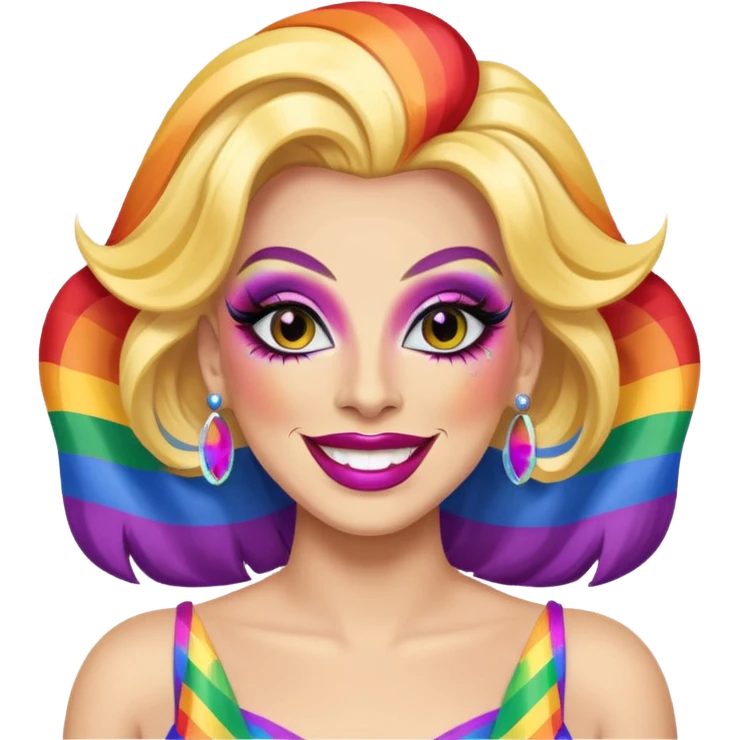 drag queen pride emoji