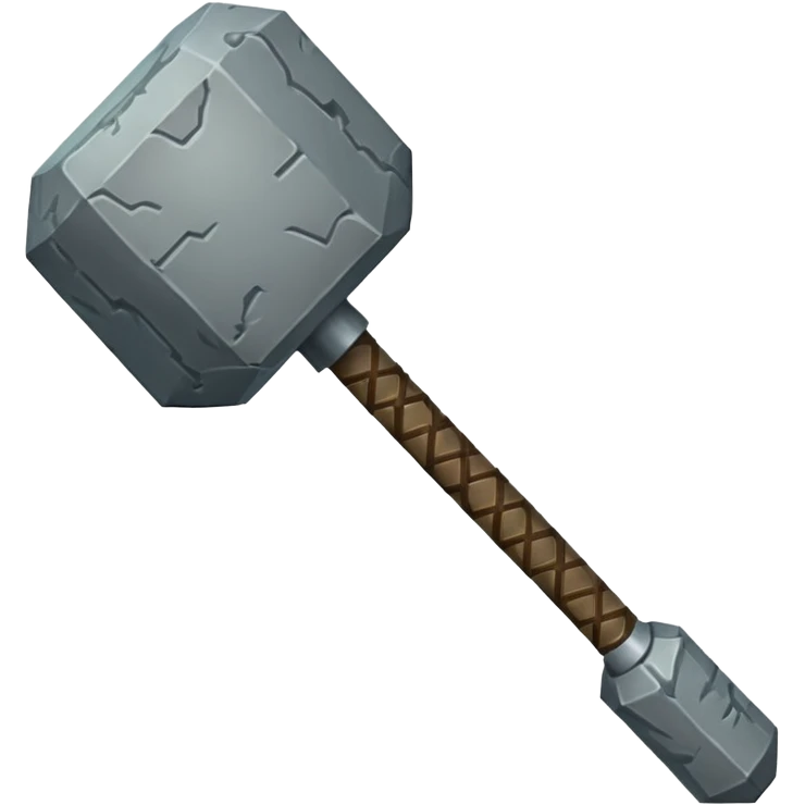 Create the mace from minecraft emoji