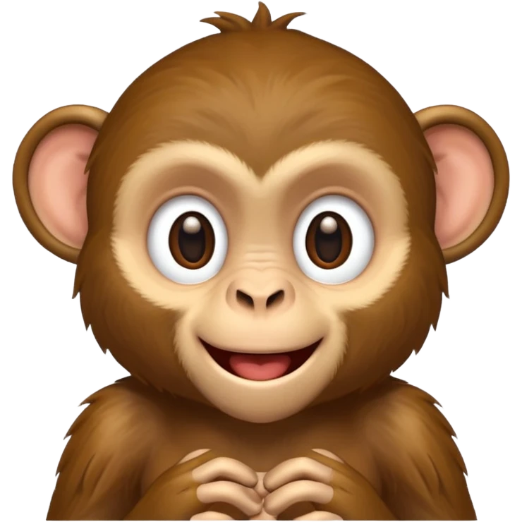 monkey blowing bubbles emoji