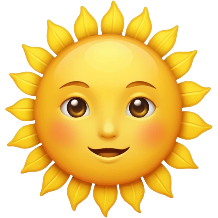 make a sun emoji