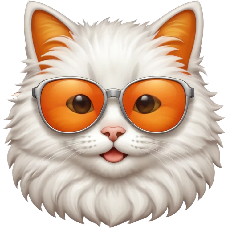 smiling cat with sunglasses emoji