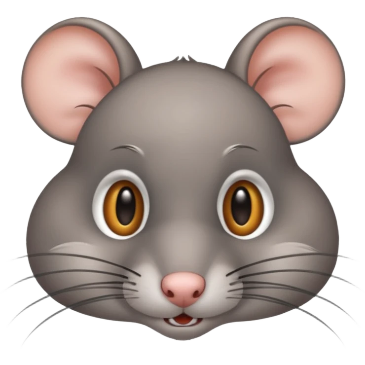 gray rat alert, long tail emoji