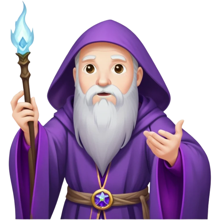 Wizard casting spells emoji