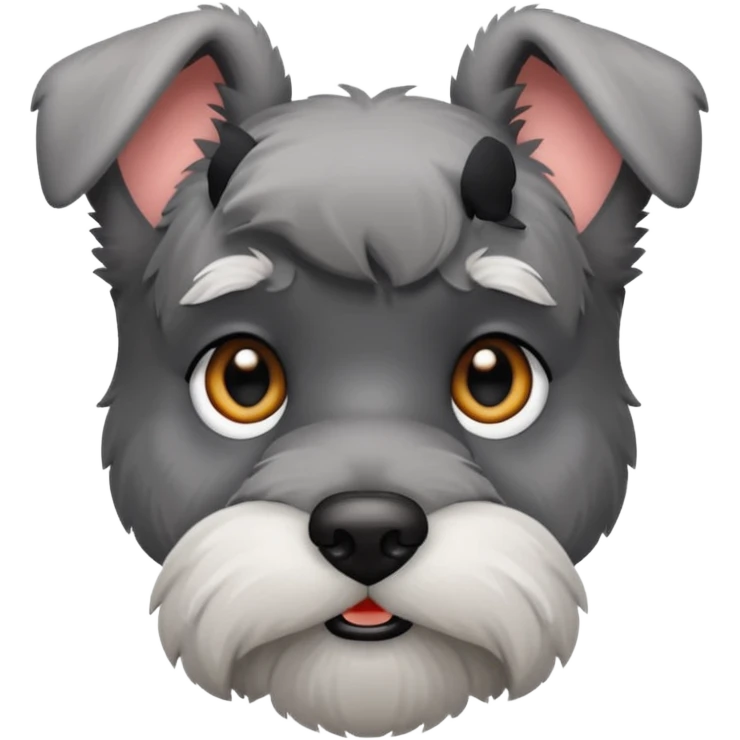 Cute Schnauzer  emoji