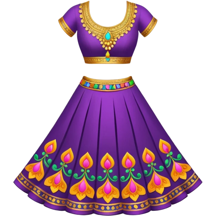 Chaniya choli emoji