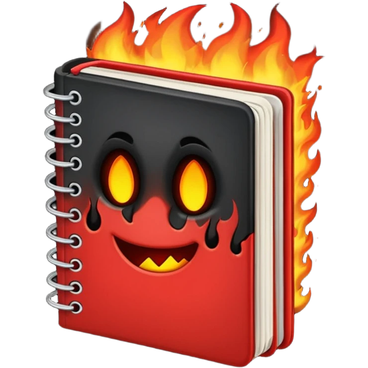 malwarebytes butning notebook emoji