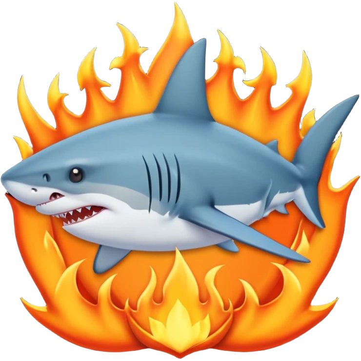         👑
   🦈🔥🔥🔥🦈
  🦈🔥  👁️  🔥🦈
   🦈🔥🔥🔥🦈

 emoji