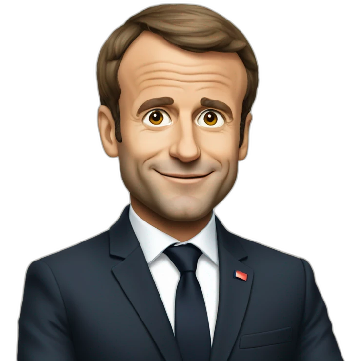 Emmanuel Macron emoji