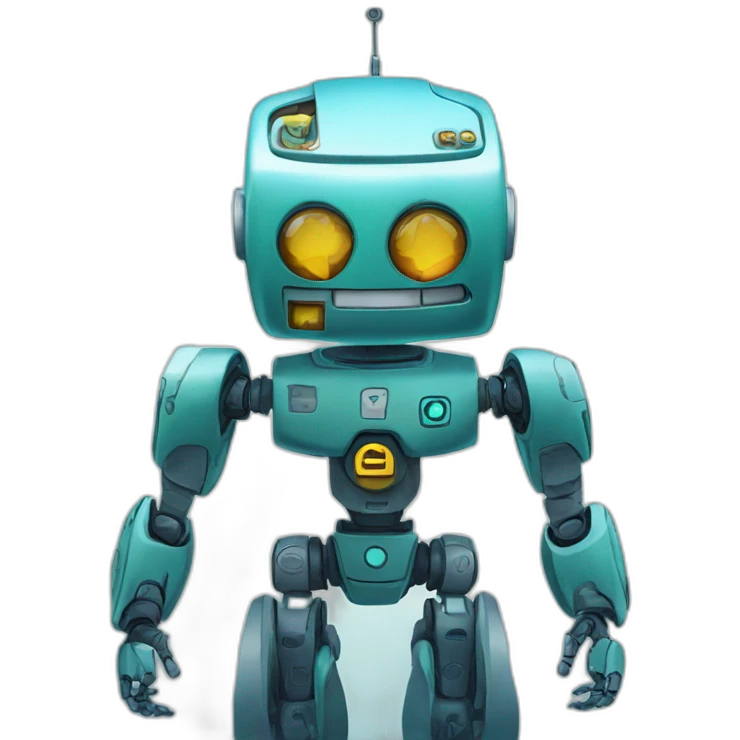 robot with gemini crypto exchange logo emoji