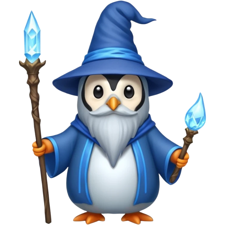 Penguin Wizard emoji