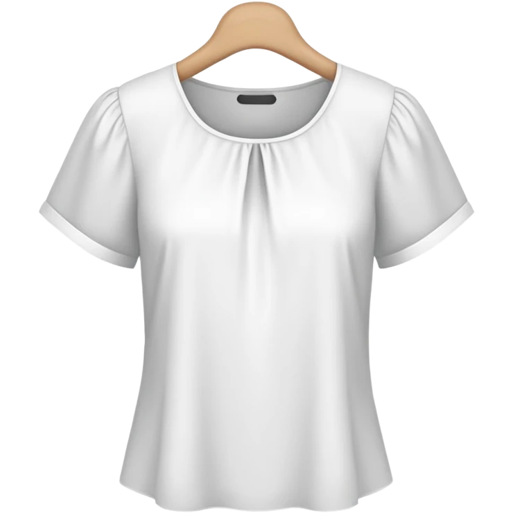 Blusa branca emoji