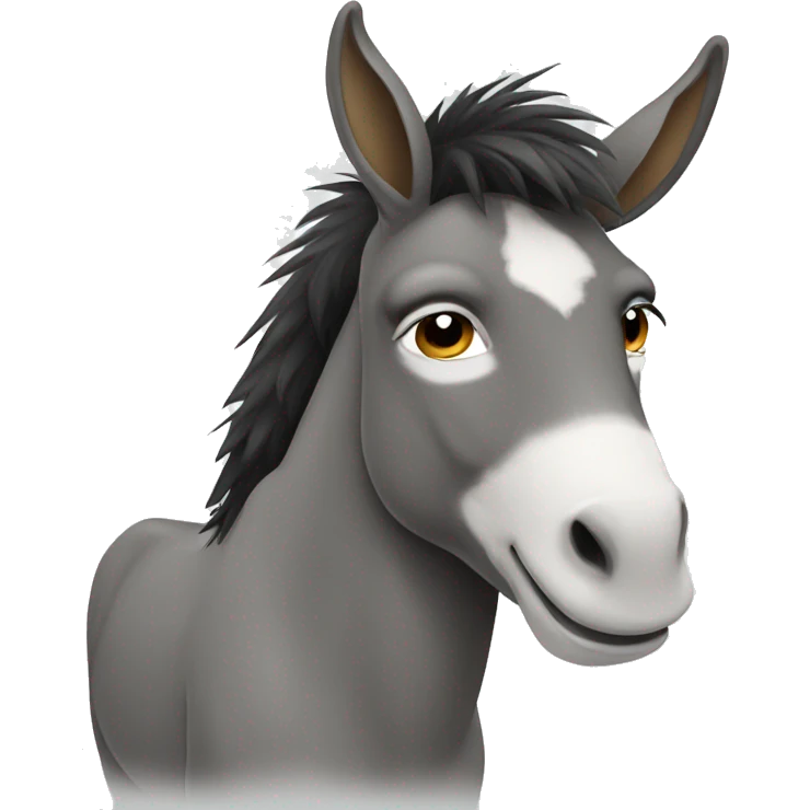 a donkey emoji