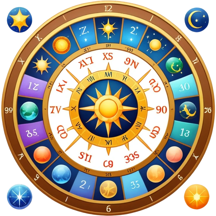 natal chart emoji