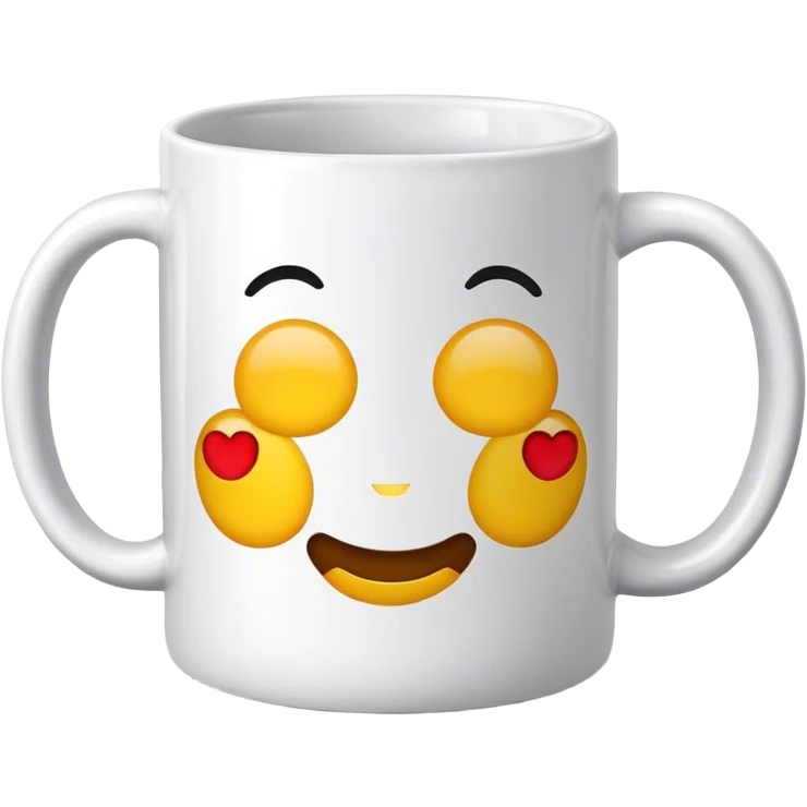Emoji mugging emoji