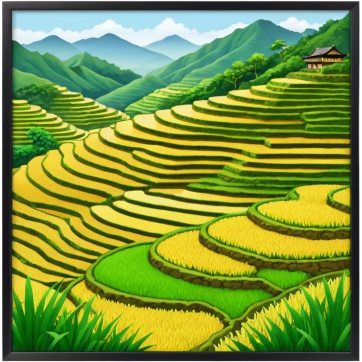 rice terrases emoji