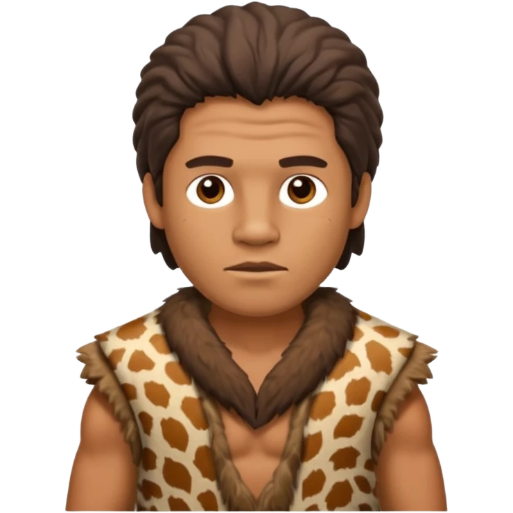 a stone age man walking  emoji