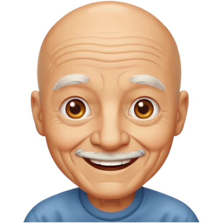bald grandpa emoji