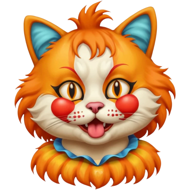 😺 +🤡+🤮 emoji