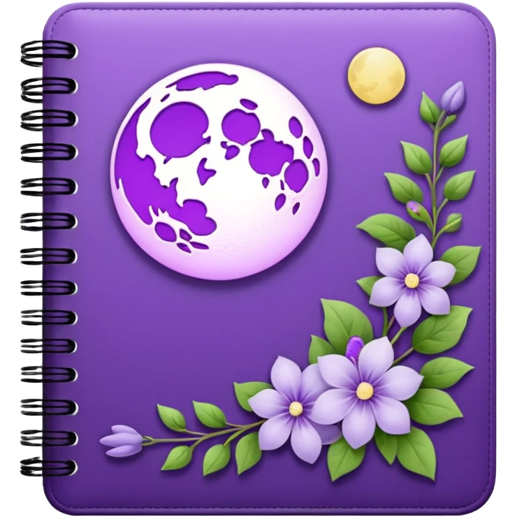 lilac moon planner emoji