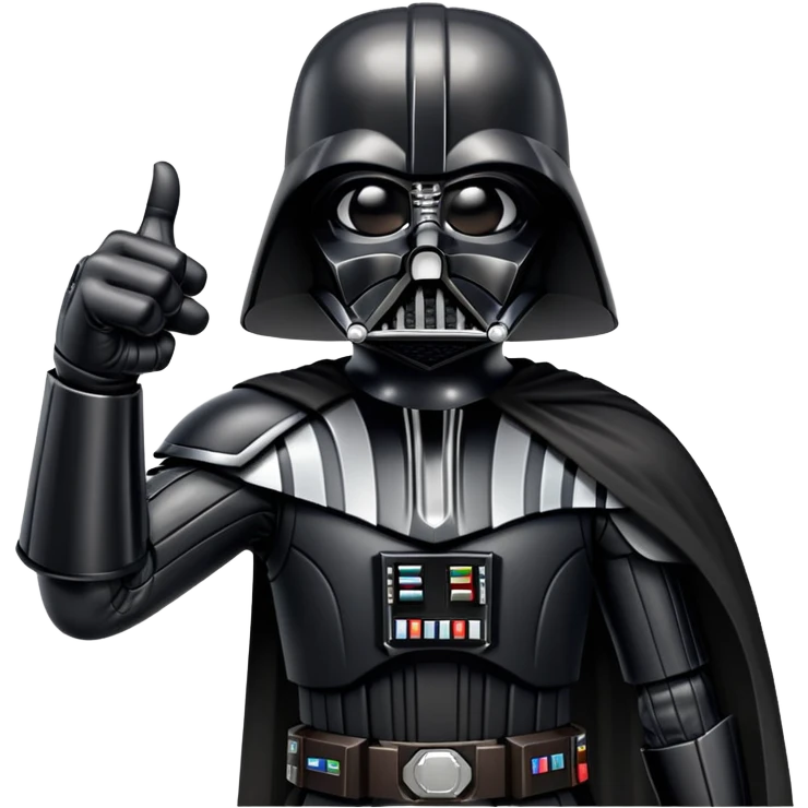 Darth Vader with a thumbs up emoji