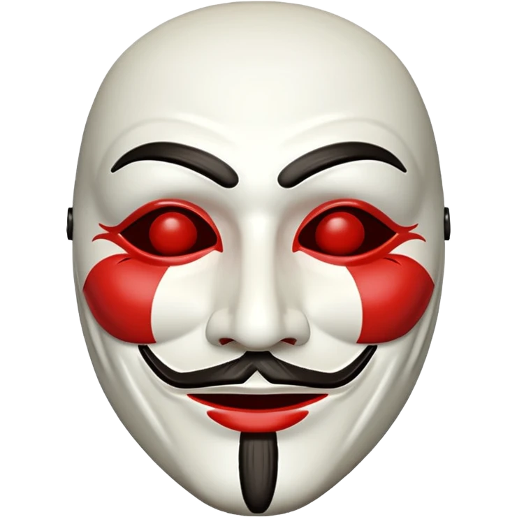 Guy Fawkes mask emoji