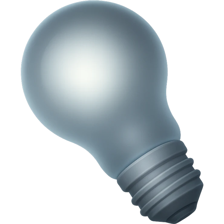 bulb emoji