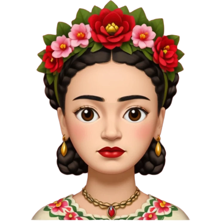 Frida Kahlo painting emoji