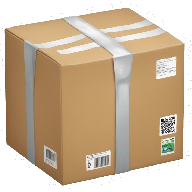 A box containing various products emoji
