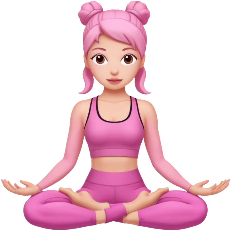 pink pilates princess emoji