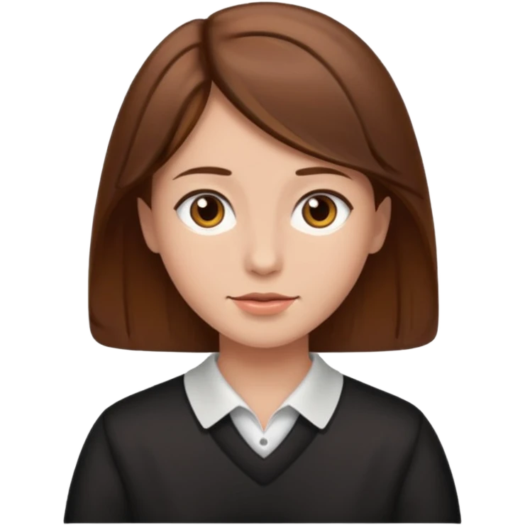brown hair emoji