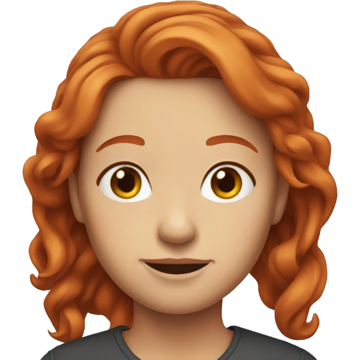 redhead emoji